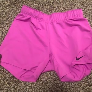 Nike dri fit work out shorts size xs but do fit as a small